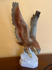 Vintage GERMANY PORCELAIN Goebel Collectible Figurine Eagle hunting 1971 picture
