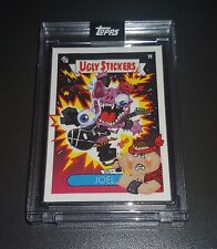 Garbage Pail Kids Ermsy Ugly Stickers 48/49 JOEL #11 Hand-Signed Artist Proof picture