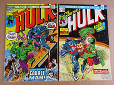 The Incredible Hulk # 173 174 Marvel Comics 1974 Complete With Value Stamp picture