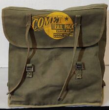 Vintage RARE Comet Trail Pack Canvas Backpack Nelson Sales Co Style BG-184 USA picture