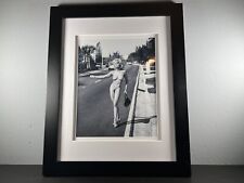 Madonna Glamour Photo B&W 8x10” Hitchhiking in Miami in Elegant 11x14” Frame picture