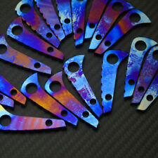 1PC Toasted Blue Anodized Titanium Back Spacer For Spyderco Paramilitary 2 picture