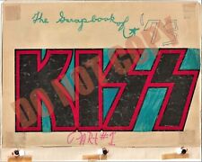1973 KISS Fan Scrapbook Cover Gene Simmons Stanley Chriss Ace Frehley 8x10 Photo picture