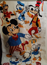 Vintage~ Disney Mickey Mouse Bath, Hand Towel & Washcloth ~ Wamsutta 100% Cotton picture