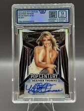 Heather Thomas 2023 Leaf Pop Century Autograph Card # /5 Fall Guy Auto Graded 9 picture