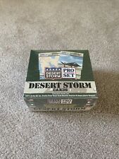 New DESERT STORM  Pro Set 1991 Factory Sealed BOX Of 36 Packs 10 Cards Each picture