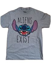 Disney Stitch T-shirt Aliens Exist, Adult Small picture