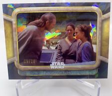 2024 Star Wars Topps Chrome Sapphire “Protests From Padme” Black Parallel 09/10 picture
