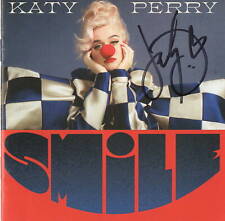KATY PERRY SIGNED AUTOGRAPH SMILE ROCK CD BOOKLET BECKETT BAS 3 picture
