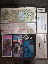 Vintage Sea World Brochures & More 1980's/1990's 7pc Lot picture