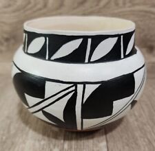 Native American Pueblo Pottery Ceramic Southwest Vase Planter Hand Painted  picture