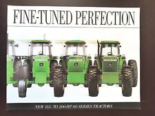 1990s John Deere Tractors Sales Brochure 4960 Advertising Catalog. Agriculture  picture