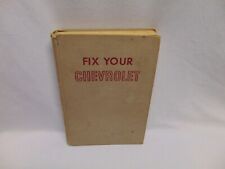 1960 How to Fix your Chevrolet hardcover manual book  Goodheart-Willcox 256 page picture