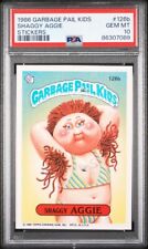 1986 Topps OS4 Garbage Pail Kids Series 4 Shaggy Aggie 126b Matte Card PSA 10 picture