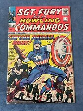 Sgt Fury and His Howling Commandos #13 1964 Marvel Comic Captain America VG/FN picture