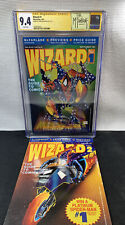 Wizard Magazine Guide To Comics #1 CGC 9.4 Signed Todd McFarlane Spiderman & #2 picture