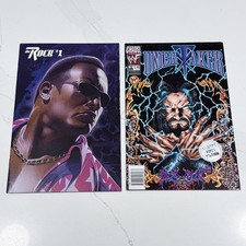 WWF Chaos Comics Lot The Rock #1 Undertaker #1 Rare Limited Edition Vintage WWE picture