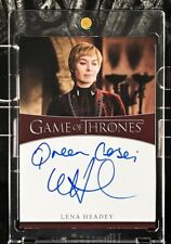 Lena Headey GAME OF THRONES The Complete Series Inscription Autograph Card picture