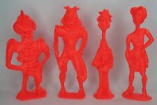 Hartland Plastics Highway Horribles Red Set of 4 Monsters Ultra Rare HTF 1950's picture