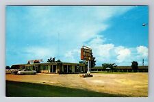 Troy AL-Alabama, Grimes Motel And Restaurant, Advertising, Vintage Postcard picture