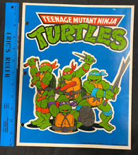 Vintage 1989 Mirage Studios Teenage Mutant Ninja Turtles Folder School Blue (NH) picture
