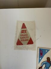 Vtg Drake's Safety Squad Bakery Sealed New Cakes Snacks Sticker Advertising Duck picture