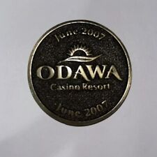 June 2007 Odawa Casino Resort Michigan Collector’s Coin - Double Sides - RARE picture