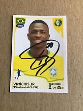 Vinicius Jr. ,  Brazil 🇧🇷 Panini Copa America 2019 hand signed picture