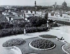 A general view of Florence from Piazzale Michelangelo 1950s Old Photo picture