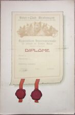 DOG/Kennel Club Brabancon 1933 Poster/Diploma-Brussels, Belgium, Exposition/Expo picture