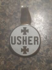 Vintage Usher Church Tie Clip . picture