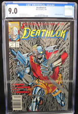 Deathlok #1 Marvel 1991 CGC 9.0 Newsstand Edition Metallic Silver Ink Cover picture