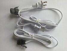 2-Blow Mold Replacement C7 Light Cord 6 Ft Christmas Village Houses picture