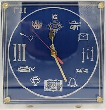 Freemasonry Masonry Masonic Temple Model No. 30 Blue Lodge Marion Kay Desk Clock picture