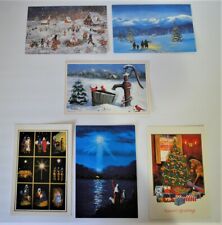Christmas Cards The Mouth & Foot Painting Artist Set of 6 NO ENVELOPES picture
