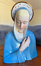 Vintage Giovanni Ronzan Madonna Porcelain Figurine Italy Marked & Numbered picture