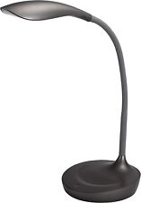 Bostitch Office KT-VLED1502-GRAY Gooseneck LED Desk Lamp with USB Charging Port, picture