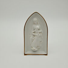 Limoges Madonna and Child Porcelain Figurine with Gold Trim picture
