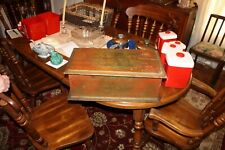 Vintage22 1/2 inch longold oak chest12 inc wide 7 1/2 inch deep with tray picture