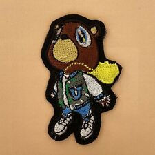 Iron on Patch - Kanye West New Flying Bear Embroidered Hip Hop Rap picture