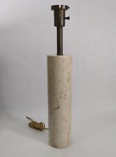 Vintage Walter Von Nessen Table Lamp Marble Cylinder MCM Mid Century Modern READ picture