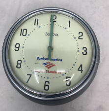 bulova bank of america wall clock picture