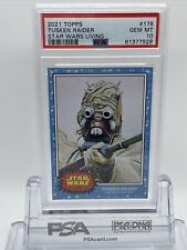 2021 Topps Star Wars Living Set Tusken Raider Card #176 PSA 10 Gem Mint picture