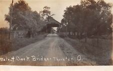 J70/ Thurston Ohio RPPC Postcard c1910 Walnut Creek Covered Bridge 341 picture