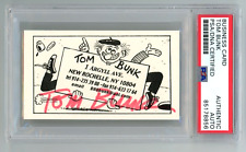 TOM BUNK Signed Business Card - GPK Garbage Pail Kids, MAD Magazine Artist- PSA picture