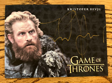Game of Thrones Inflexions Gold Kristofer Hivju as Tormund Giantsbane Gold Auto picture