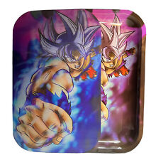 EyeCandy Rolling Tray with 3D Art Magnetic Lid Tray | DBZ MUI GoKu | Brand New picture