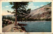 1923 Lake Teneya, Yosemite National Park, Yosemite California CA Cancel Postcard picture