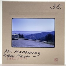 Vtg 70s 35mm Slide View from Mount Madonna Watsonville CA VW Van Bus picture