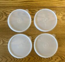 Lot of 4 - Vintage TUPPERWARE Replacement Lids #238 w/ B Tab picture